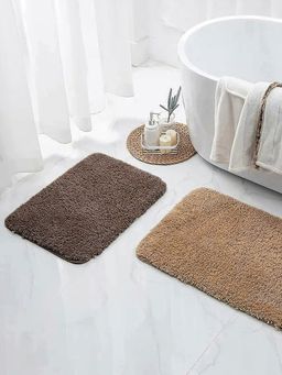 Nautica - Ultra Soft Fluffy Anti Slip Bath Mat, Set of 2