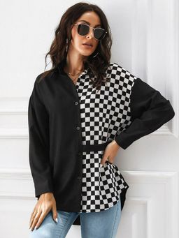 Oh Rare - Womens Multi-Color Opaque Printed Casual Shirt