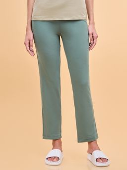 Enamor - Mid Rise Lounge Pants Regular Length Drawstring Slim Fit Soft Stretch Cotton E014