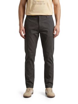 The Indian Garage Co - Men Olive Slim Fit Solid Mid-Rise Trouser