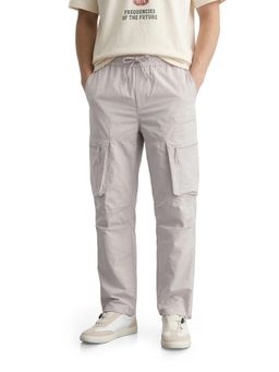 The Indian Garage Co - Men White Relaxed Fit Solid Mid-Rise Cargo