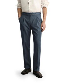 The Indian Garage Co - Men Dark Grey Regular Fit Solid Mid-Rise Trouser