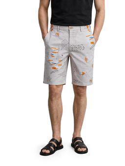 The Indian Garage Co - Men Straight Fit Printed Mid-Rise Shorts