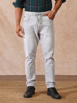 WROGN - Faded Denim Joggers - Grey