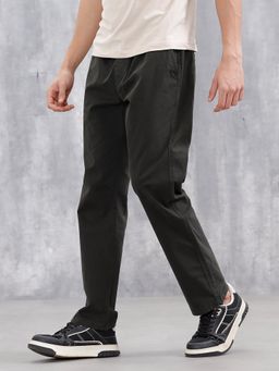 WROGN - Men's Casual Straight Fit Trouser - Olive