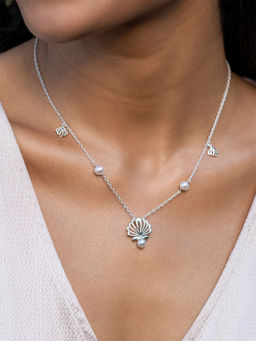 Shaya by CaratLane - All Pearled Up Necklace in 925 Silver