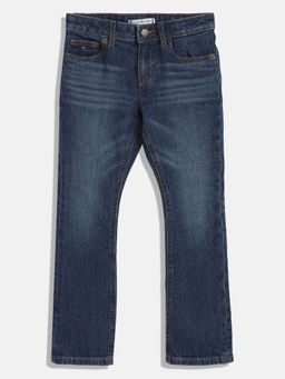 Tommy Hilfiger - Girls Solid Blue Jeans