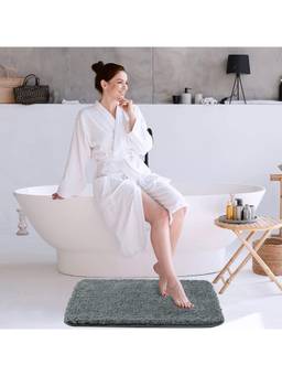 LUXEHOME INTERNATIONAL - International Vegas Super Soft, Washable Microfiber Bath Mat