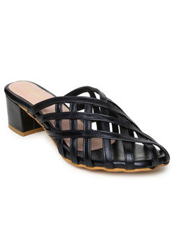 VALIOSAA - Solid Black Heels