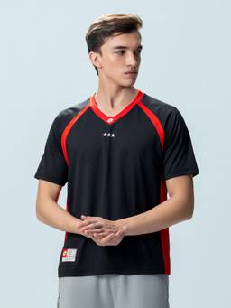 LOTTO - Men's Kickoff Jersey Black T-Shirt