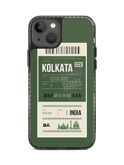 DailyObjects - Kolkata City Tag Stride 2.0 Case Cover For iPhone 13-6.1-inch