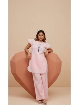 Chrkha - Evil Eye Pink Co-Ord Set