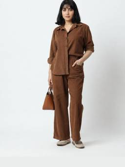 LOMA - Toffee Brown Relaxed Corduroy Co-Ord Set