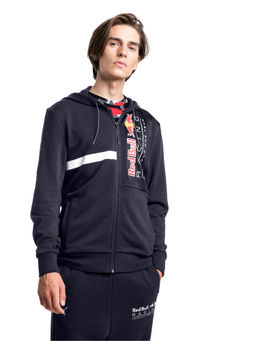 Puma - Men's Red Bull Racing Motorsports Logos Hooded Sweat Jacket