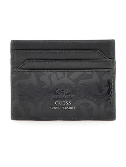 Guess - Black Printed Mito Triangle Card Case