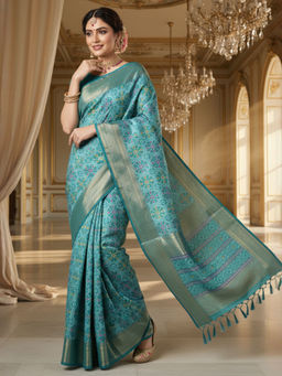 Akhilam - Woven Saree with Unstitched Blouse