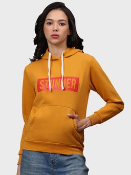 PINACOLADA - Mustard Printed Sweatshirt