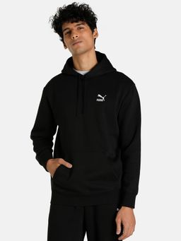 Puma - Classics Small Logo Fl Men Black Hoodie