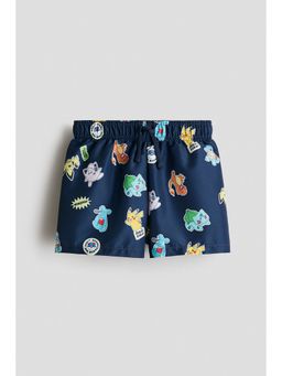 H&M - Boys Blue Printed Swim Shorts