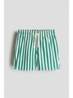 H&M - Boys Green Patterned Swim Shorts