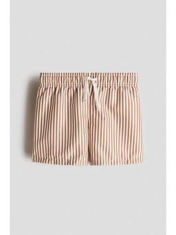 H&M - Boys Brown Printed Swim Shorts
