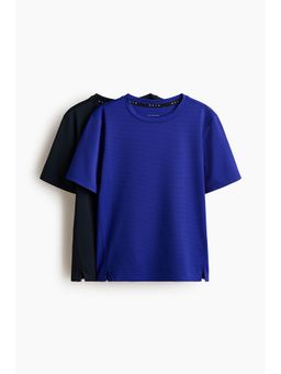 H&M - Boys Blue 2-Pack Sports Tops With Drymove