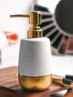 Voncasa - Dotted Style Soap Dispenser for Bathroom 350ml