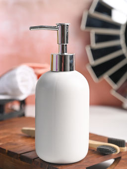 Voncasa - White Soap Dispenser for Bathroom 350ml