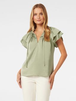 Forever New - Marni Micro Pleat Top (3XL)