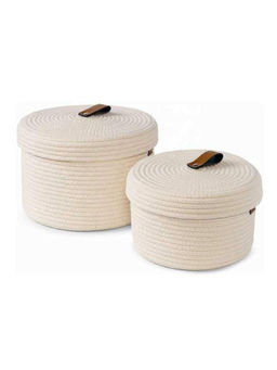 BAJO'S - White Self-Design Bamboo Multi-Purpose Organizers