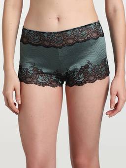 Wacoal - Green Women's Modern Affair High Boy Short Panty