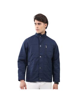 Monte Carlo - Men Collar Full Sleeve Navy Blue Jacket