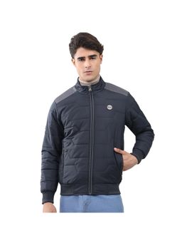 Monte Carlo - Men Collar Full Sleeve Navy Blue Jacket