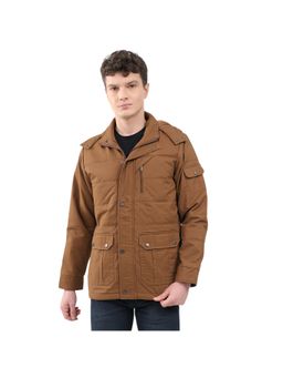 Monte Carlo - Men Hood Full Sleeve Brown Jacket