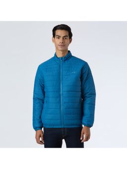 Pepe Jeans - Men Teal Blue Quilted Puffer Jacket