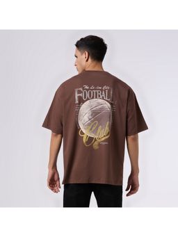 Pepe Jeans - Men Brown Oversized T-Shirt