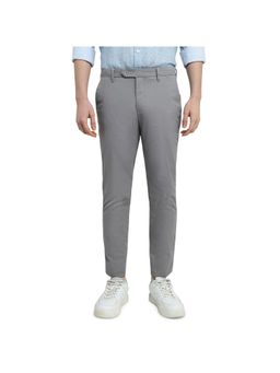 Raymond - Slim Fit Solid Medium Grey Trouser