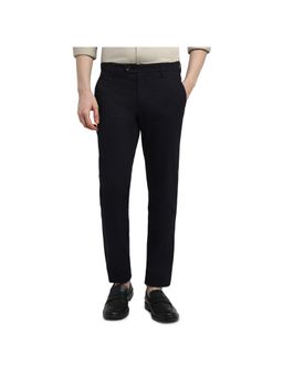 Raymond - Slim Fit Solid Black Trouser