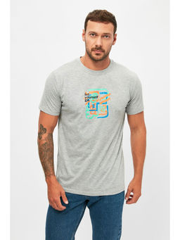 Trendyol - Man Grey T-Shirt