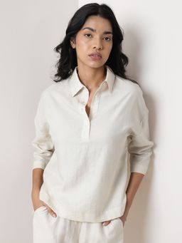 RAREISM - Velynn Solid Beige Top