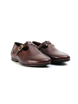 Monkstory - Open Side Textured Loafers - Tan