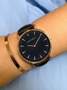 Joker and Witch - Black Stainless Steel Watch - JWBS222