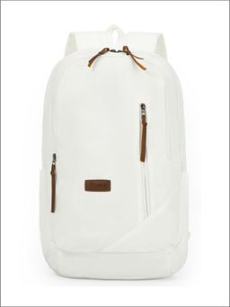 Tinytot - Cream Korean Style Backpack for Kids -30 Litre (7-12 Years)