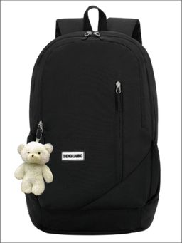 Tinytot - Black Korean Style Backpack for Kids -30 Litre (7-12 Years)