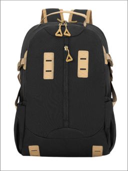 Tinytot - Black Korean Style Backpack for Kids -30 Litre (7-12 Years)