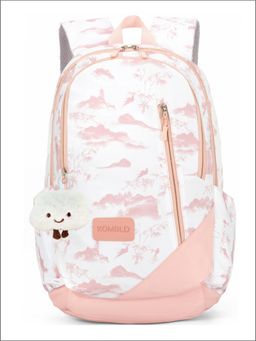 Tinytot - Pink Korean Style Backpack for Kids -30 Litre (7-12 Years)