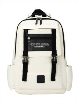 Tinytot - Cream Korean Style Backpack for Kids -30 Litre (7-12 Years)