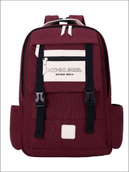 Tinytot - Maroon Korean Style Backpack for Kids -30 Litre (7-12 Years)