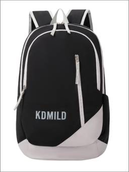 Tinytot - Black Korean Style Backpack for Kids -30 Litre (7-12 Years)