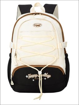 Tinytot - Black Korean Style Backpack for Kids -30 Litre (7-12 Years)